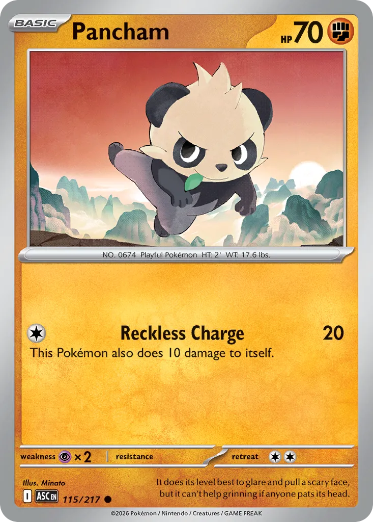 Pancham — ME: Ascended Heroes — Pokémon