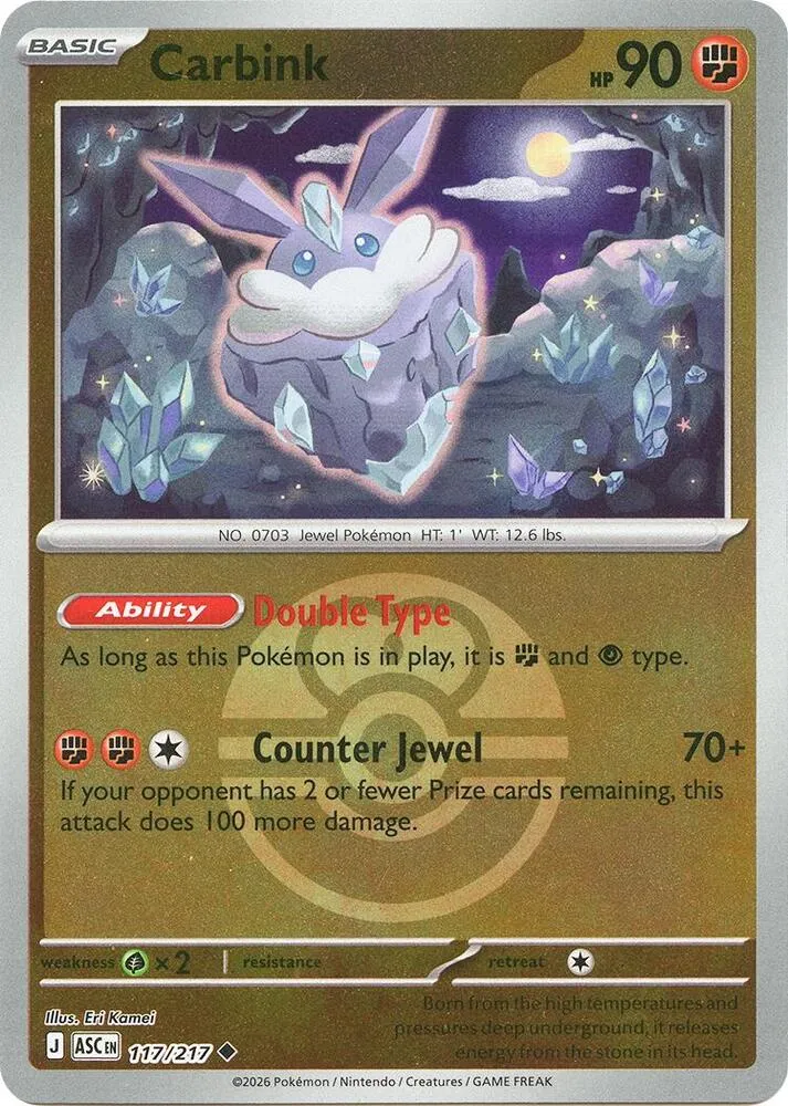Carbink — ME: Ascended Heroes — Pokémon