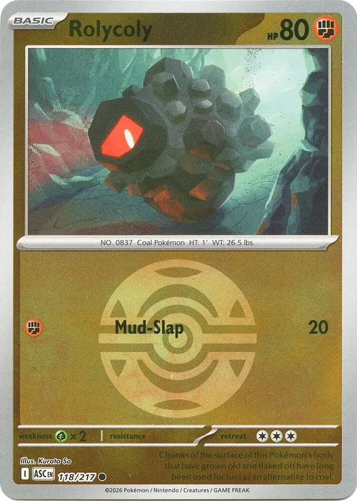 Rolycoly — ME: Ascended Heroes — Pokémon