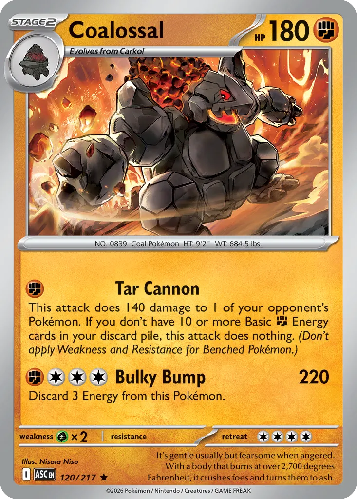 Coalossal — ME: Ascended Heroes — Pokémon