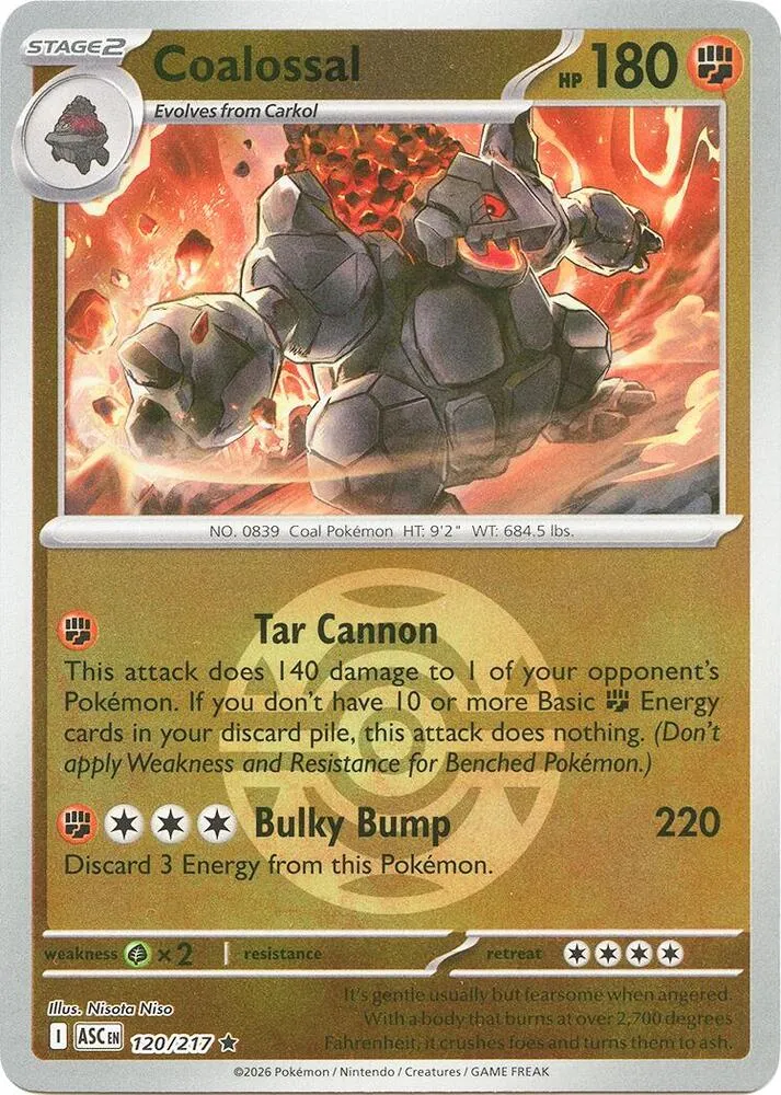 Coalossal — ME: Ascended Heroes — Pokémon