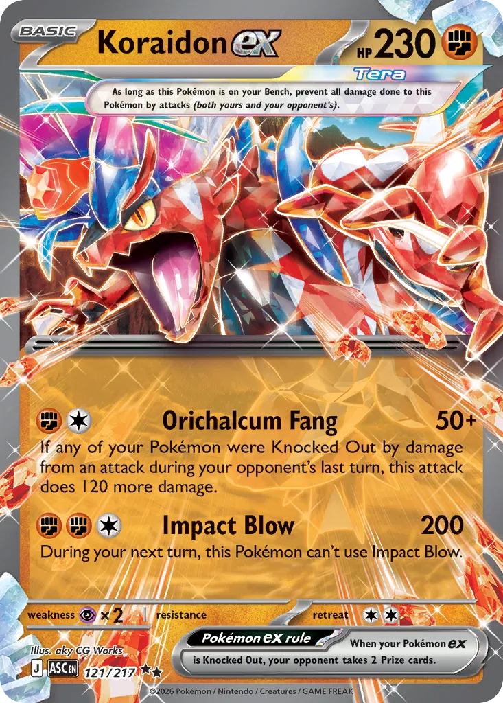 Koraidon ex — ME: Ascended Heroes — Pokémon