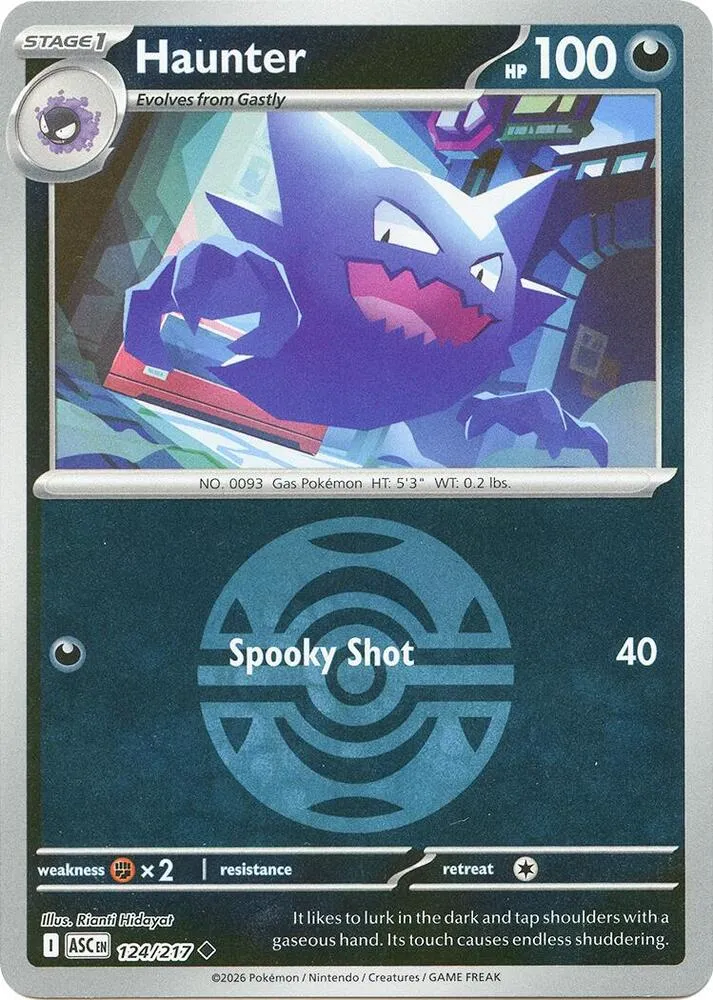 Haunter — ME: Ascended Heroes — Pokémon