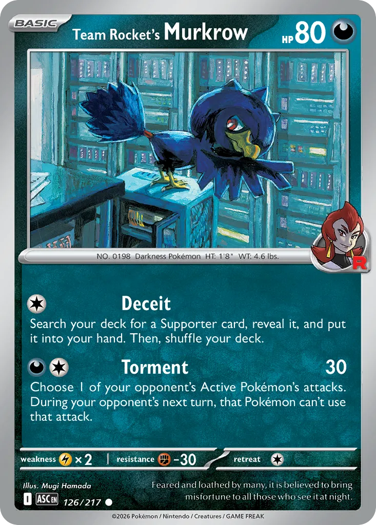 Cornèbre de la Team Rocket — ME: Ascended Heroes — Pokémon