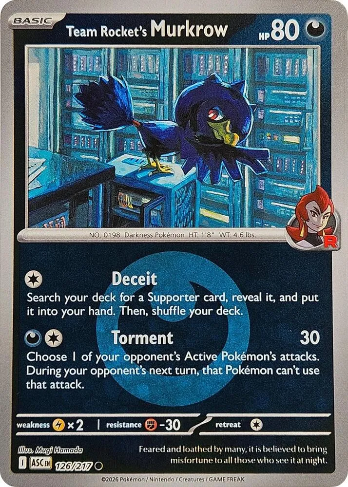 Team Rocket's Murkrow — ME: Ascended Heroes — Pokémon