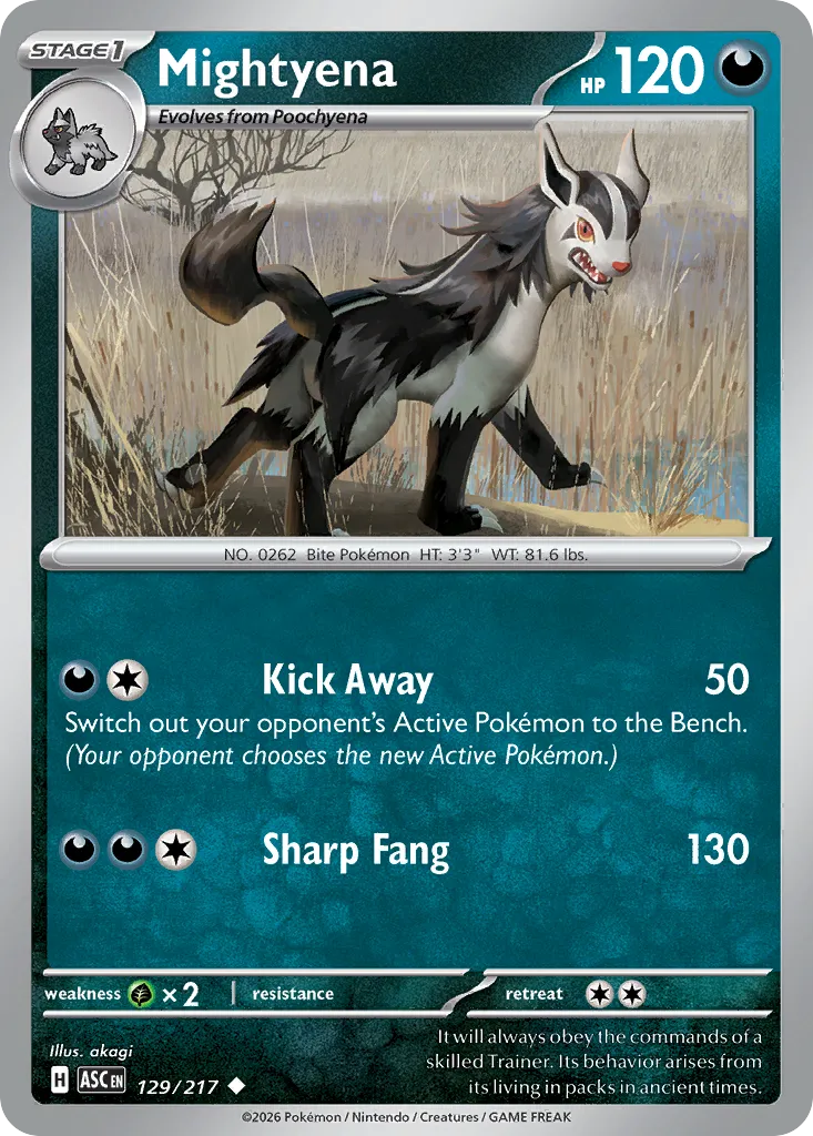 Grahyèna — ME: Ascended Heroes — Pokémon