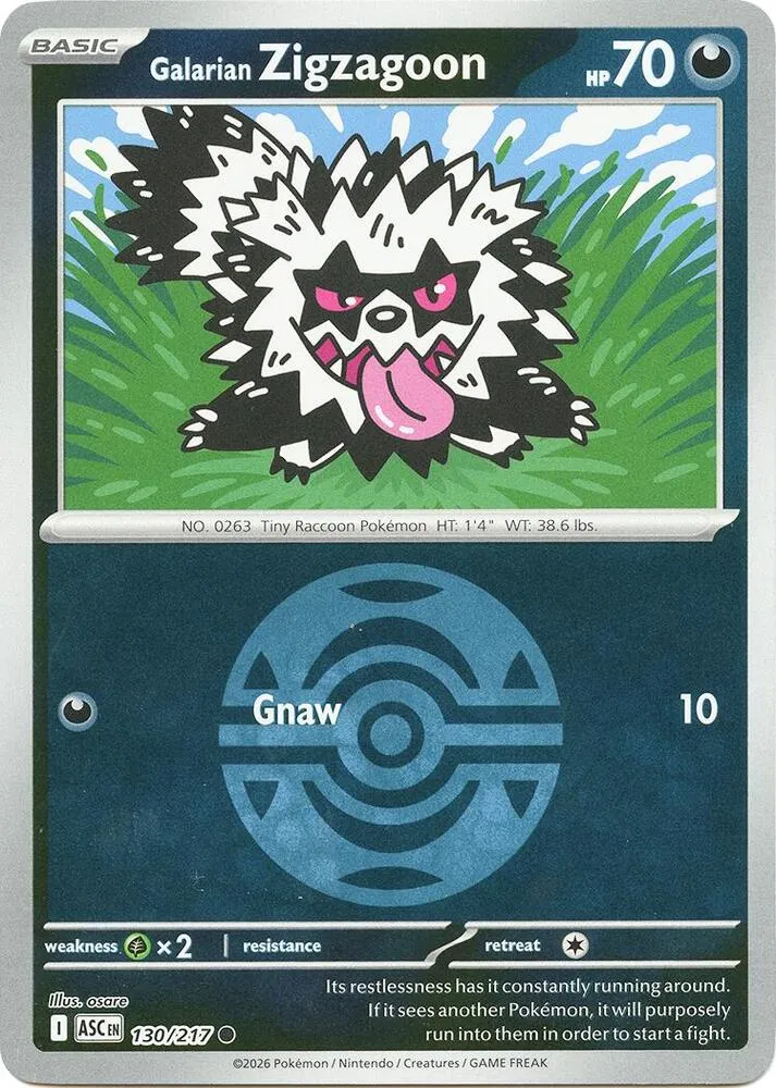 Galarian Zigzagoon — ME: Ascended Heroes — Pokémon