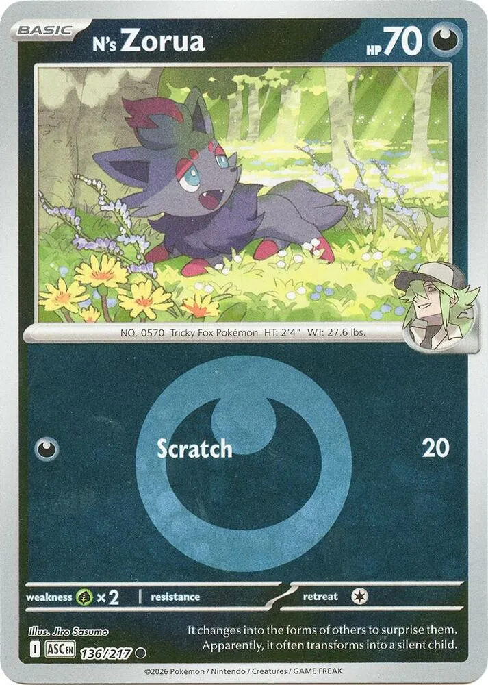 N's Zorua — ME: Ascended Heroes — Pokémon
