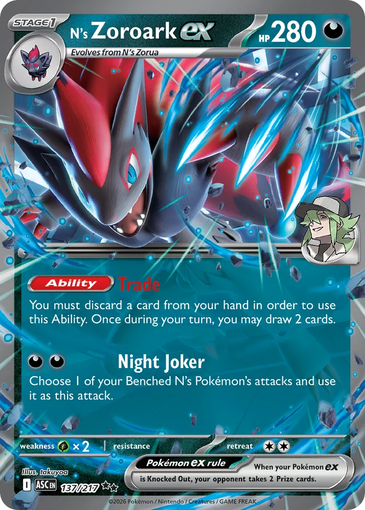 N's Zoroark ex — ME: Ascended Heroes — Pokémon