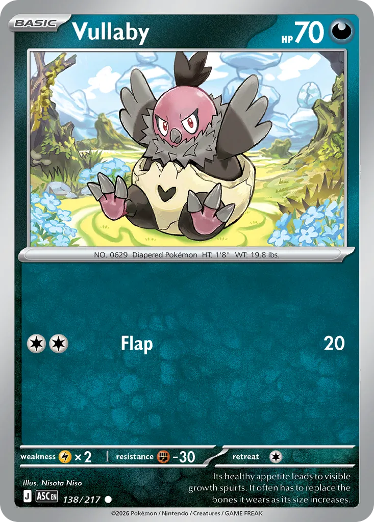 Vostourno — ME: Ascended Heroes — Pokémon