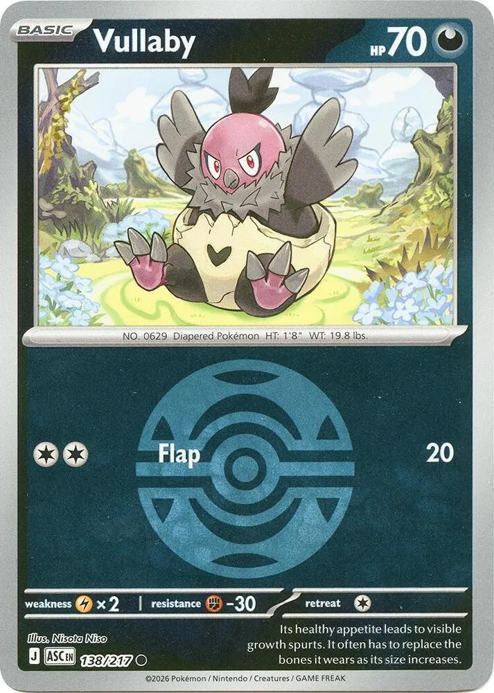 Vullaby — ME: Ascended Heroes — Pokémon