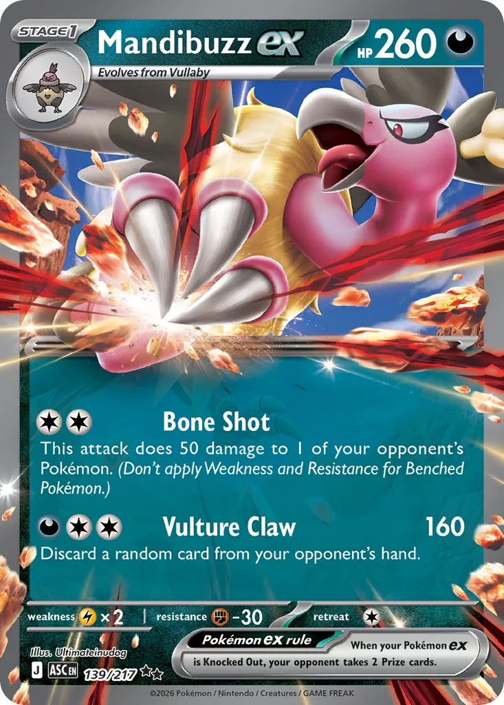 Vaututrice ex — ME: Ascended Heroes — Pokémon