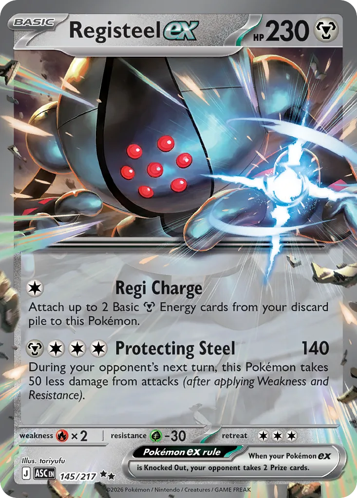 Registeel ex — ME: Ascended Heroes — Pokémon