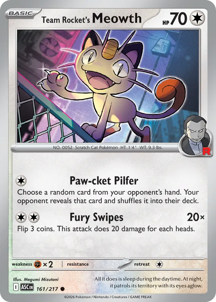 Team Rocket's Meowth — ME: Ascended Heroes — Pokémon
