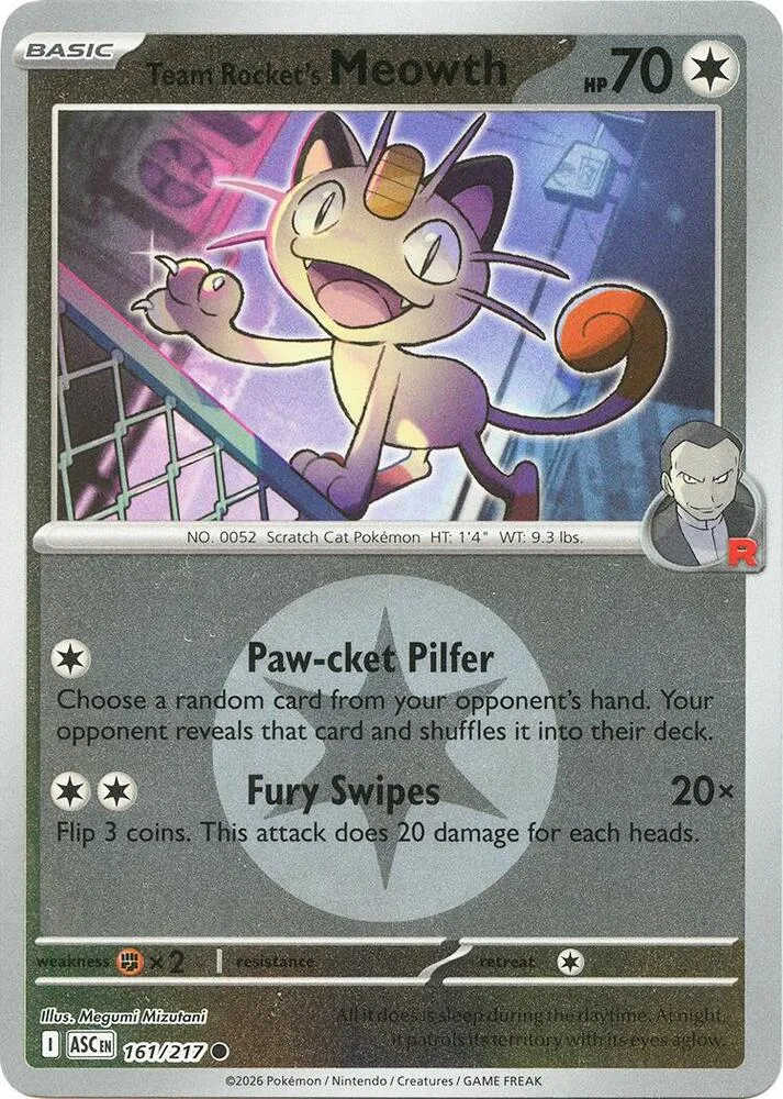 Team Rocket's Meowth — ME: Ascended Heroes — Pokémon