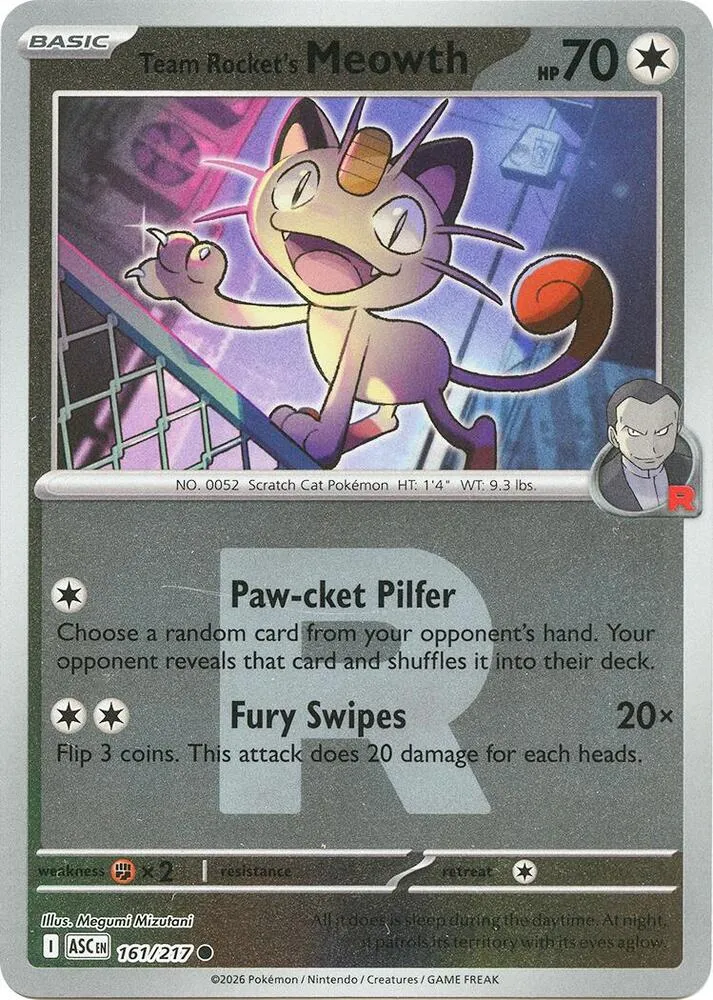 Team Rocket's Meowth — ME: Ascended Heroes — Pokémon
