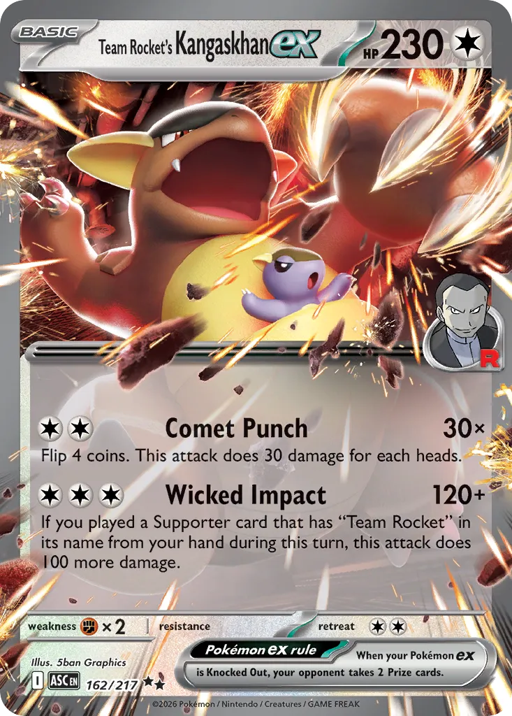 Team Rocket's Kangaskhan ex — ME: Ascended Heroes — Pokémon
