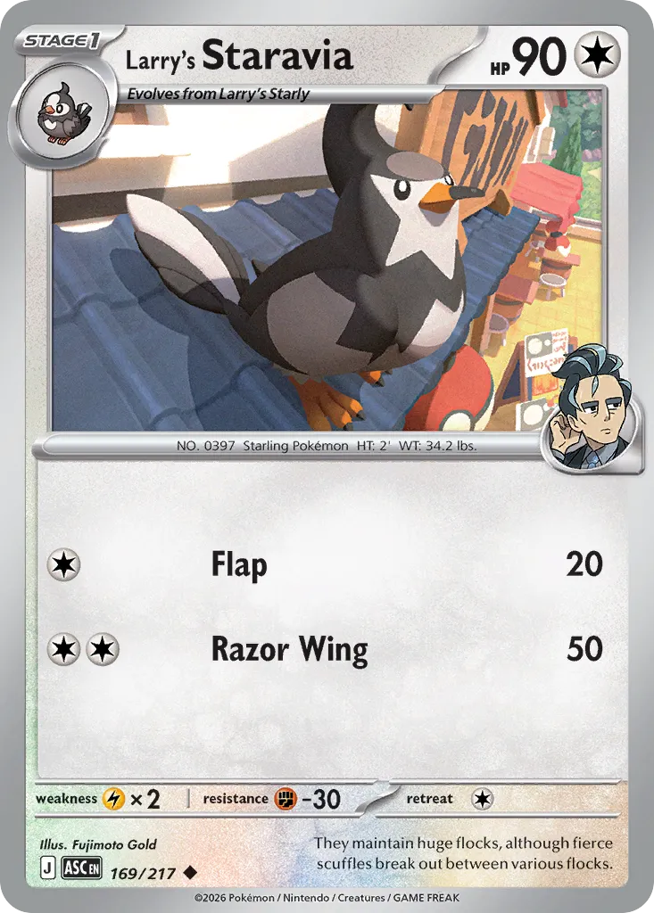 Larry's Staravia — ME: Ascended Heroes — Pokémon
