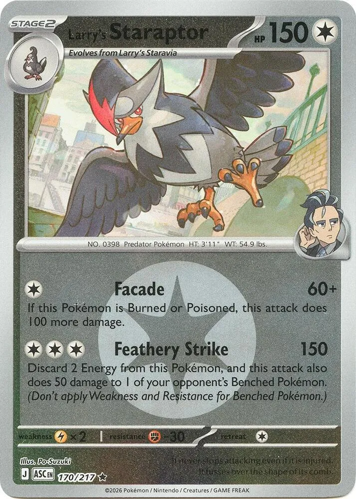 Étouraptor de Okuba — ME: Ascended Heroes — Pokémon