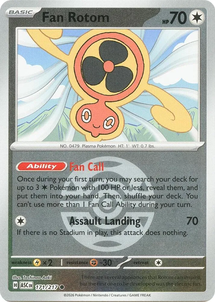 Fan Rotom — ME: Ascended Heroes — Pokémon