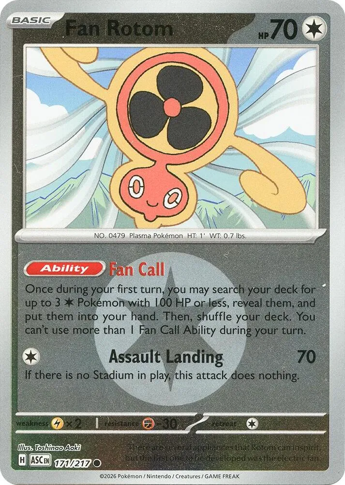Fan Rotom — ME: Ascended Heroes — Pokémon
