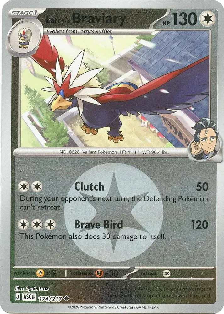 Larry's Braviary — ME: Ascended Heroes — Pokémon