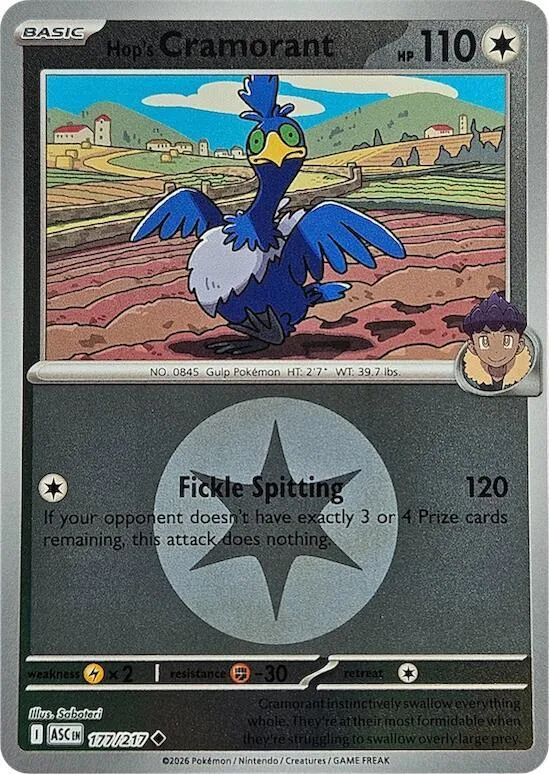 Hop's Cramorant — ME: Ascended Heroes — Pokémon