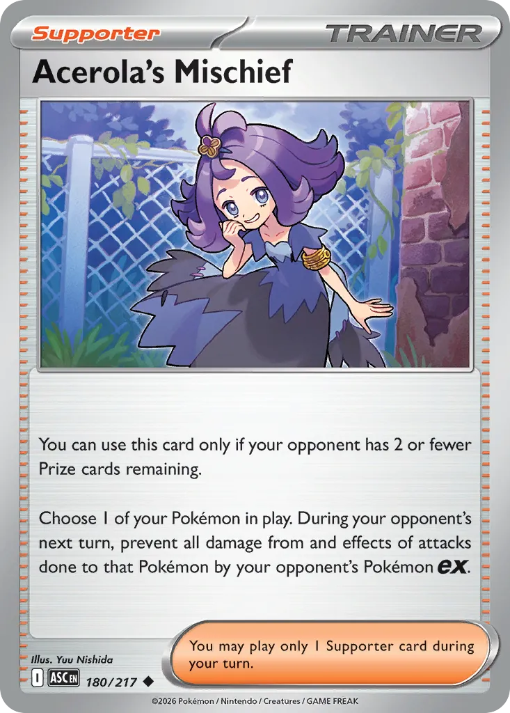 Acerola's Mischief — ME: Ascended Heroes — Pokémon