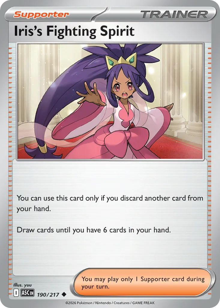 Iris's Fighting Spirit — ME: Ascended Heroes — Pokémon