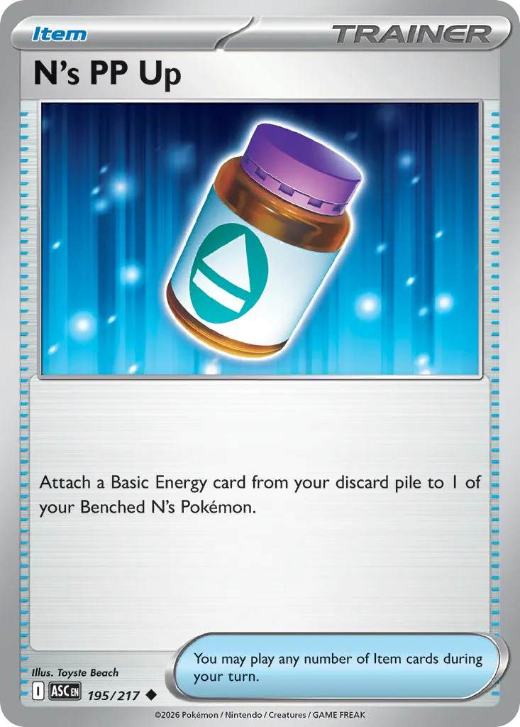 N's PP Up — ME: Ascended Heroes — Pokémon