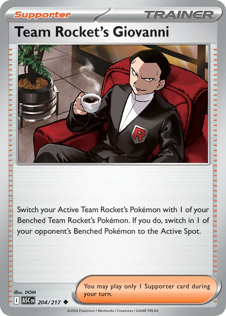 Team Rocket's Giovanni — ME: Ascended Heroes — Pokémon