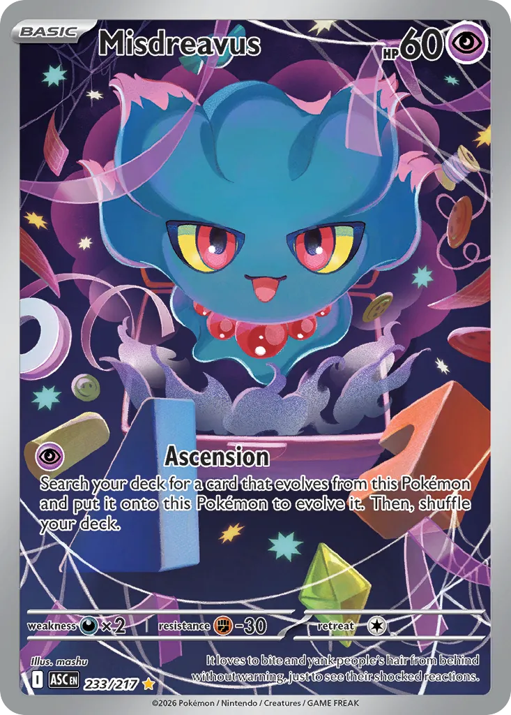 Misdreavus — ME: Ascended Heroes — Pokémon