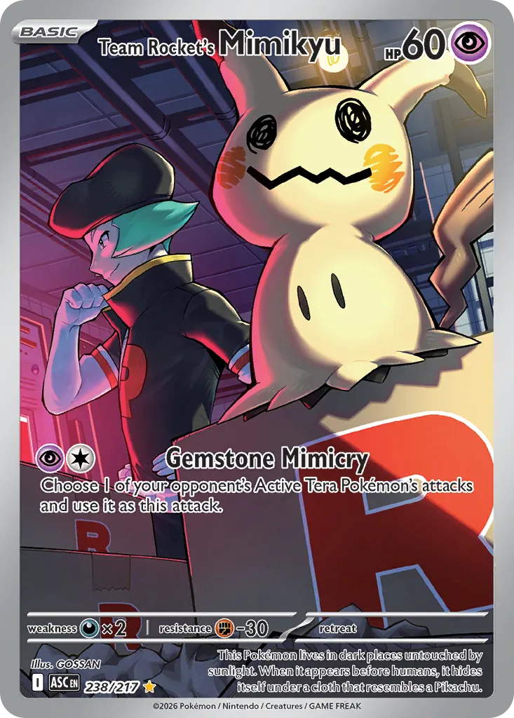 Mimiqui de la Team Rocket — ME: Ascended Heroes — Pokémon