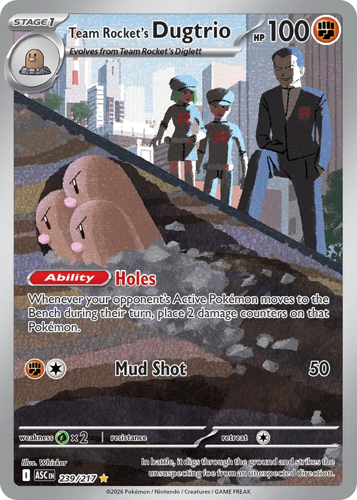 Team Rocket's Dugtrio — ME: Ascended Heroes — Pokémon