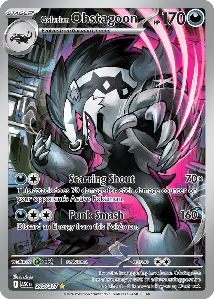 Galarian Obstagoon — ME: Ascended Heroes — Pokémon