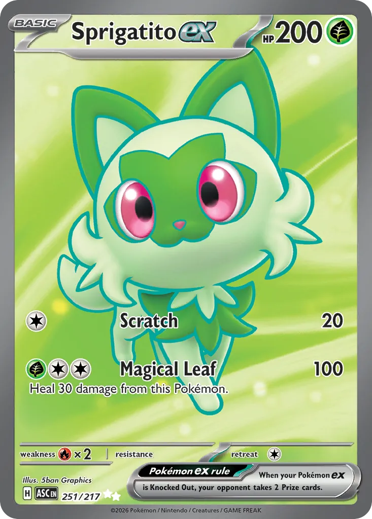 Sprigatito ex — ME: Ascended Heroes — Pokémon