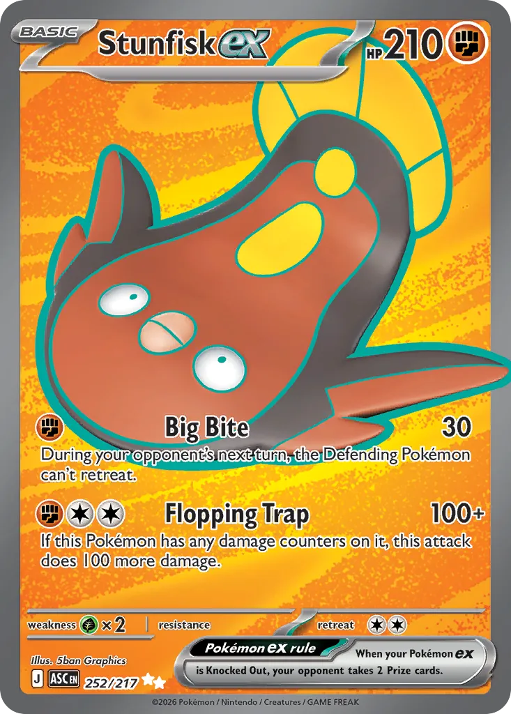 Stunfisk ex — ME: Ascended Heroes — Pokémon