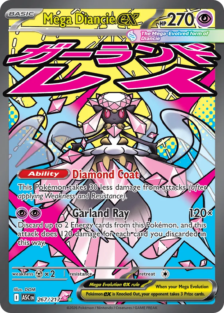 Mega Diancie ex — ME: Ascended Heroes — Pokémon