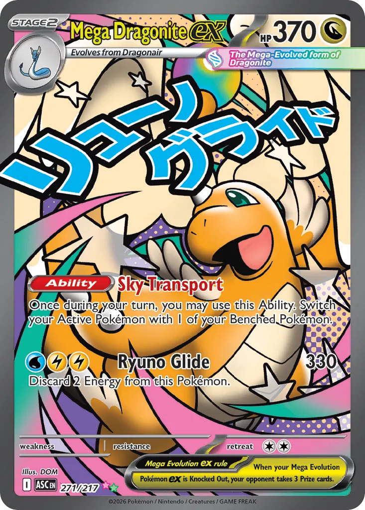 Mega Dracolosse ex from ME: Ascended Heroes - Pokemon