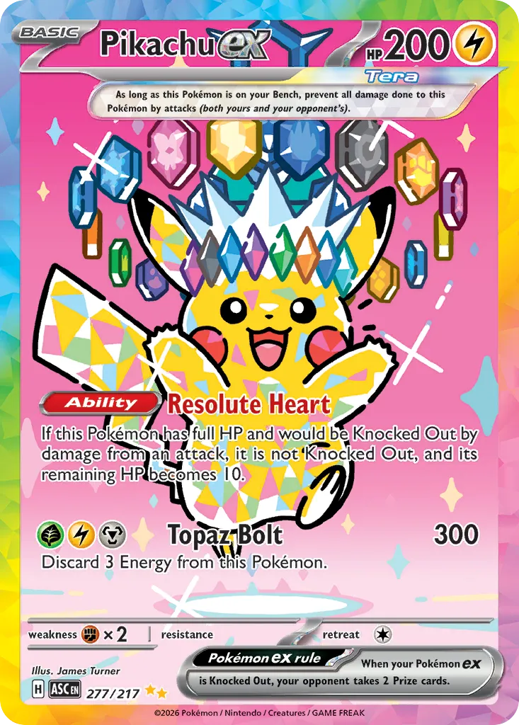 Pikachu ex — ME: Ascended Heroes — Pokemon