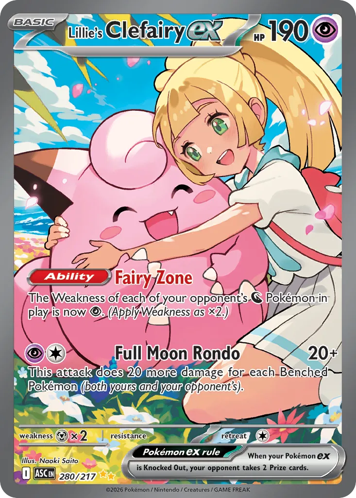 Lillie's Clefairy ex — ME: Ascended Heroes — Pokemon