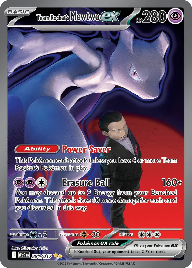 Team Rocket's Mewtwo ex — ME: Ascended Heroes — Pokemon