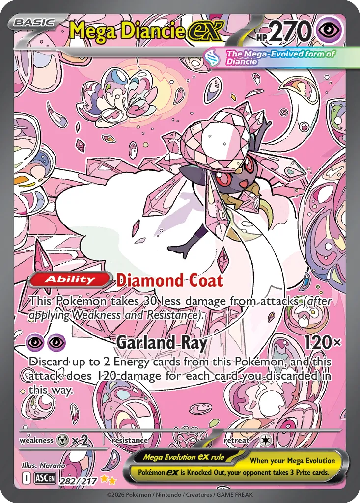 Mega Diancie ex — ME: Ascended Heroes — Pokemon
