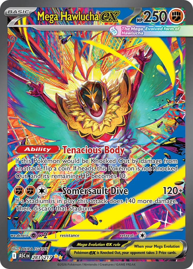 Mega Hawlucha ex — ME: Ascended Heroes — Pokémon