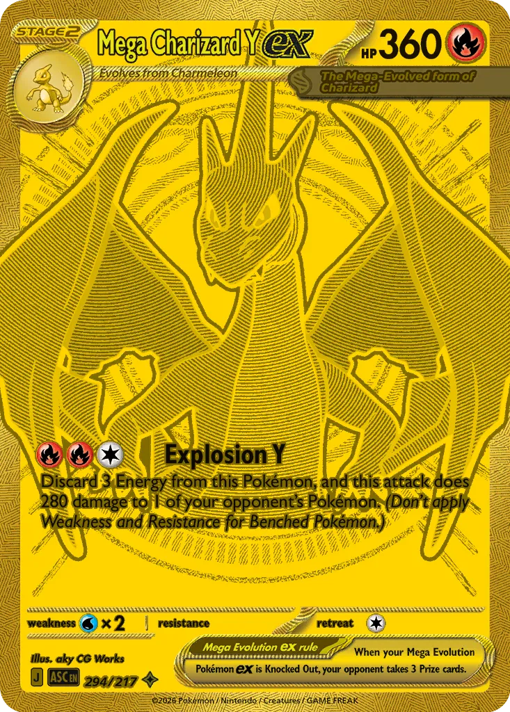 Mega Charizard Y ex — ME: Ascended Heroes — Pokémon