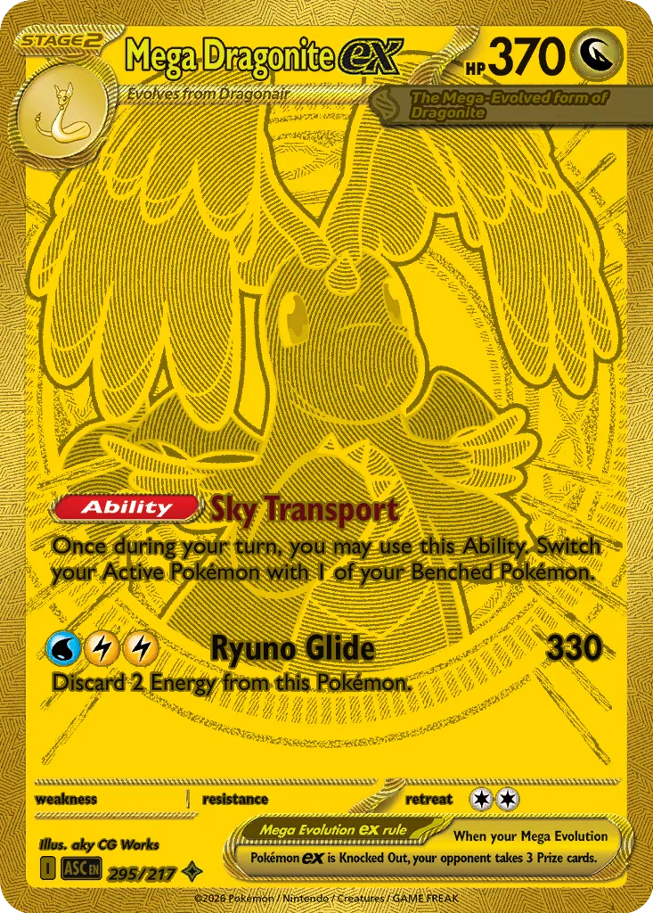 Mega Dragonite ex — ME: Ascended Heroes — Pokemon