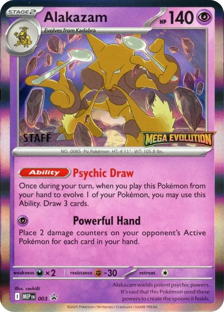 Alakazam — ME: Mega Evolution Promo — Pokémon