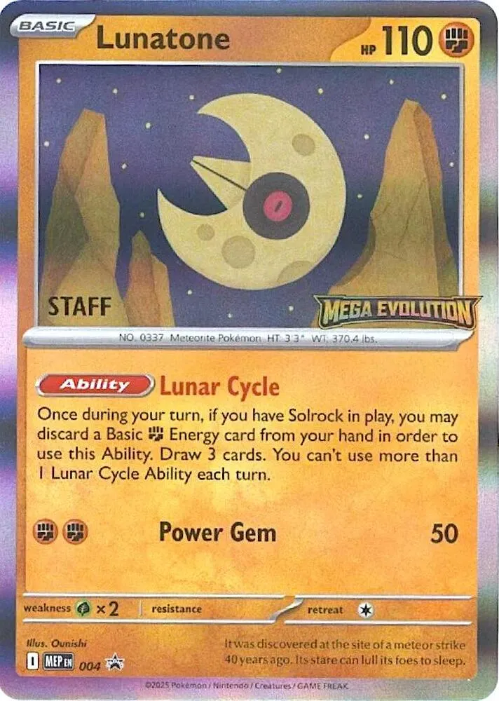 Lunatone — ME: Mega Evolution Promo — Pokemon