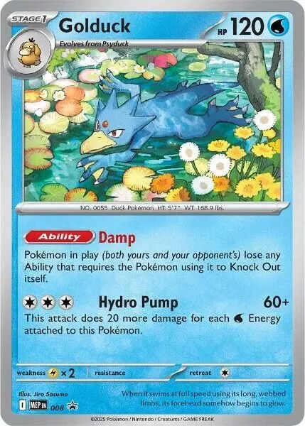 Golduck — ME: Mega Evolution Promo — Pokemon