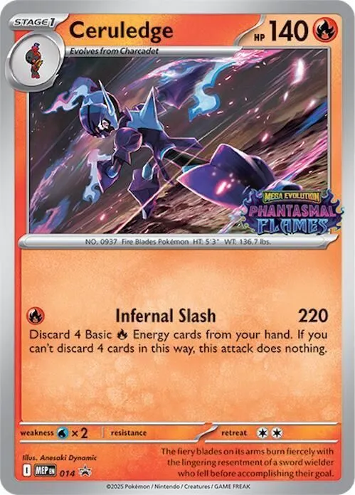 Ceruledge — ME: Mega Evolution Promo — Pokémon